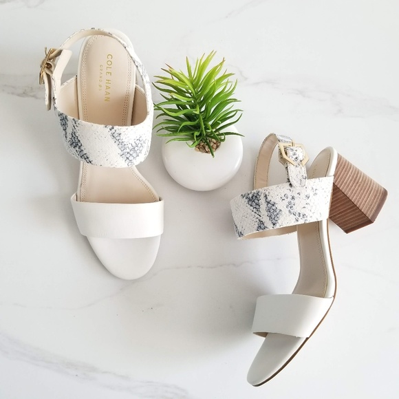 Cole Haan Shoes - COLE HAAN GRAND.OS AVANI White Sandals Open Toe